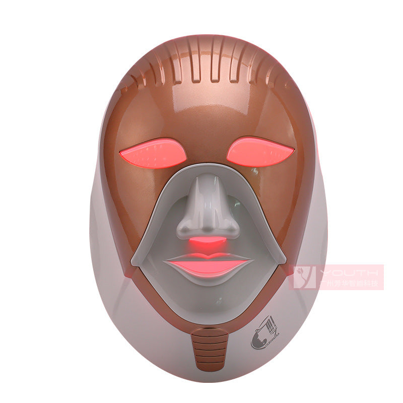 Household LED beauty color light mask led red and blue light beauty instrument led mask instrument Cleopatra color light mask