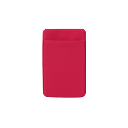 Creative mobile phone accessories, multi-color flat-mouth Lycra card holder