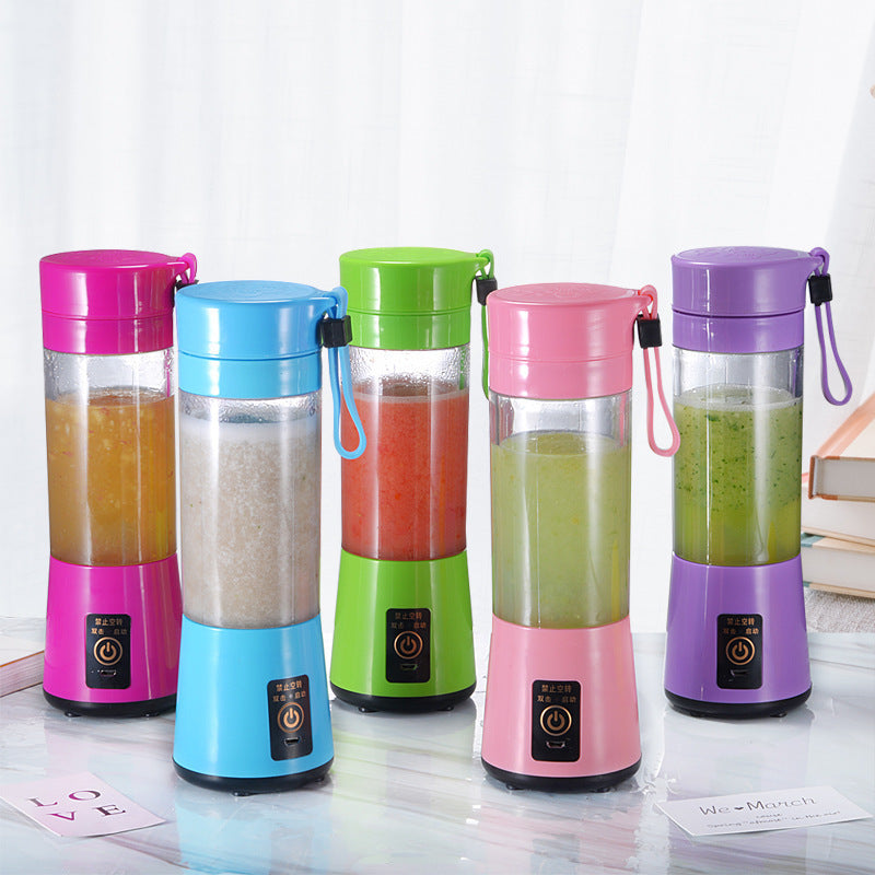 Portable juicer home multi-function juice cup electric mini two-leaf rechargeable juice cup wholesale food machine