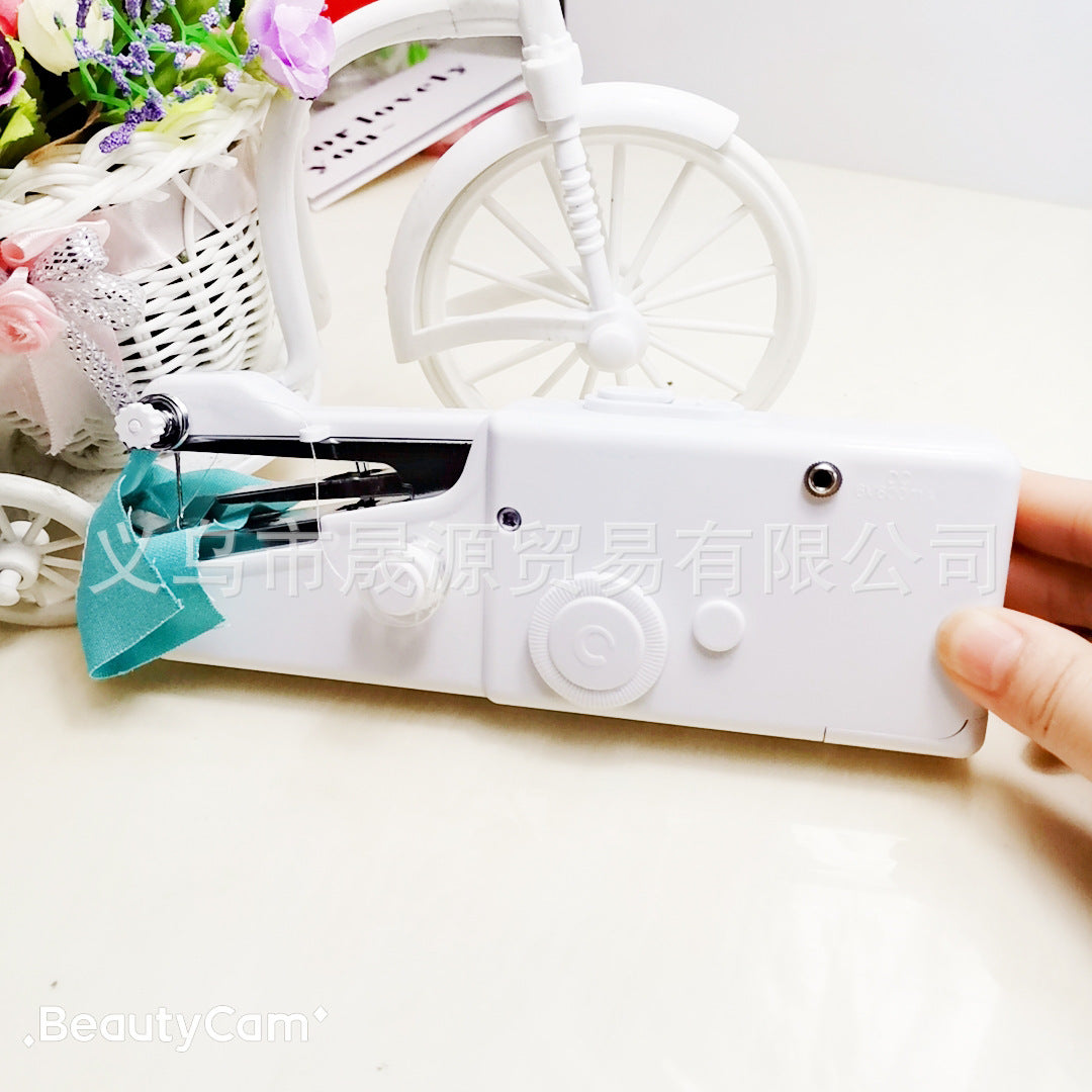 Hand-held portable electric sewing machine handy stitch multi-function mini electric pocket sewing machine