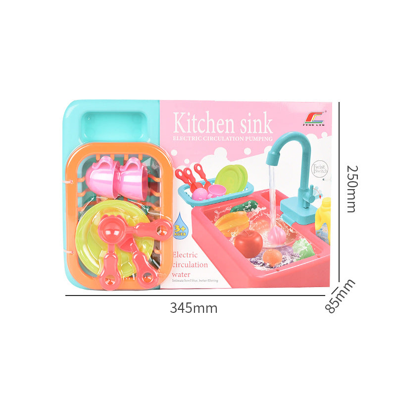 Cross-border Electric Dishwasher Toys Children's Dishwasher Kit Kitchen Toys Simulation Play House