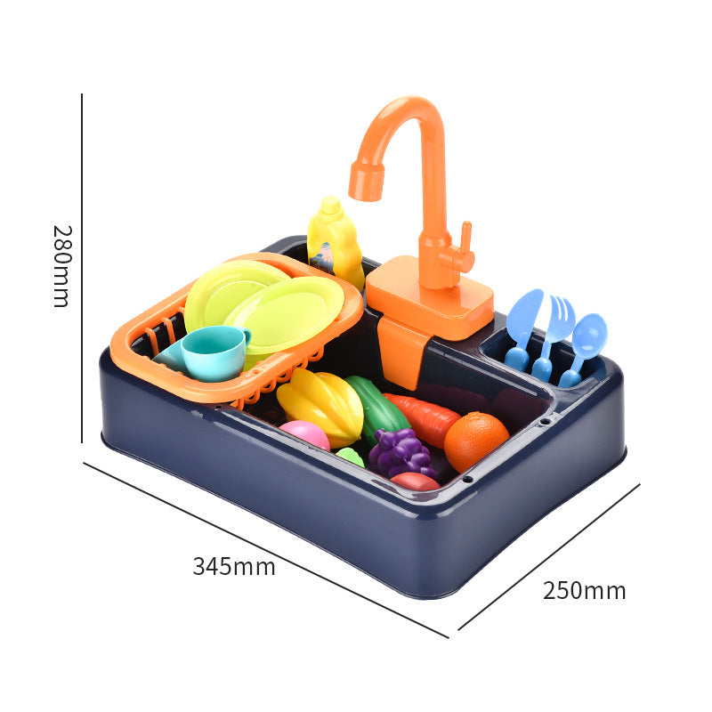 Cross-border Electric Dishwasher Toys Children's Dishwasher Kit Kitchen Toys Simulation Play House