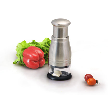 Stainless steel pat le garlic device small garlic device kitchen aids broken vegetable treasure crushed vegetable cutter