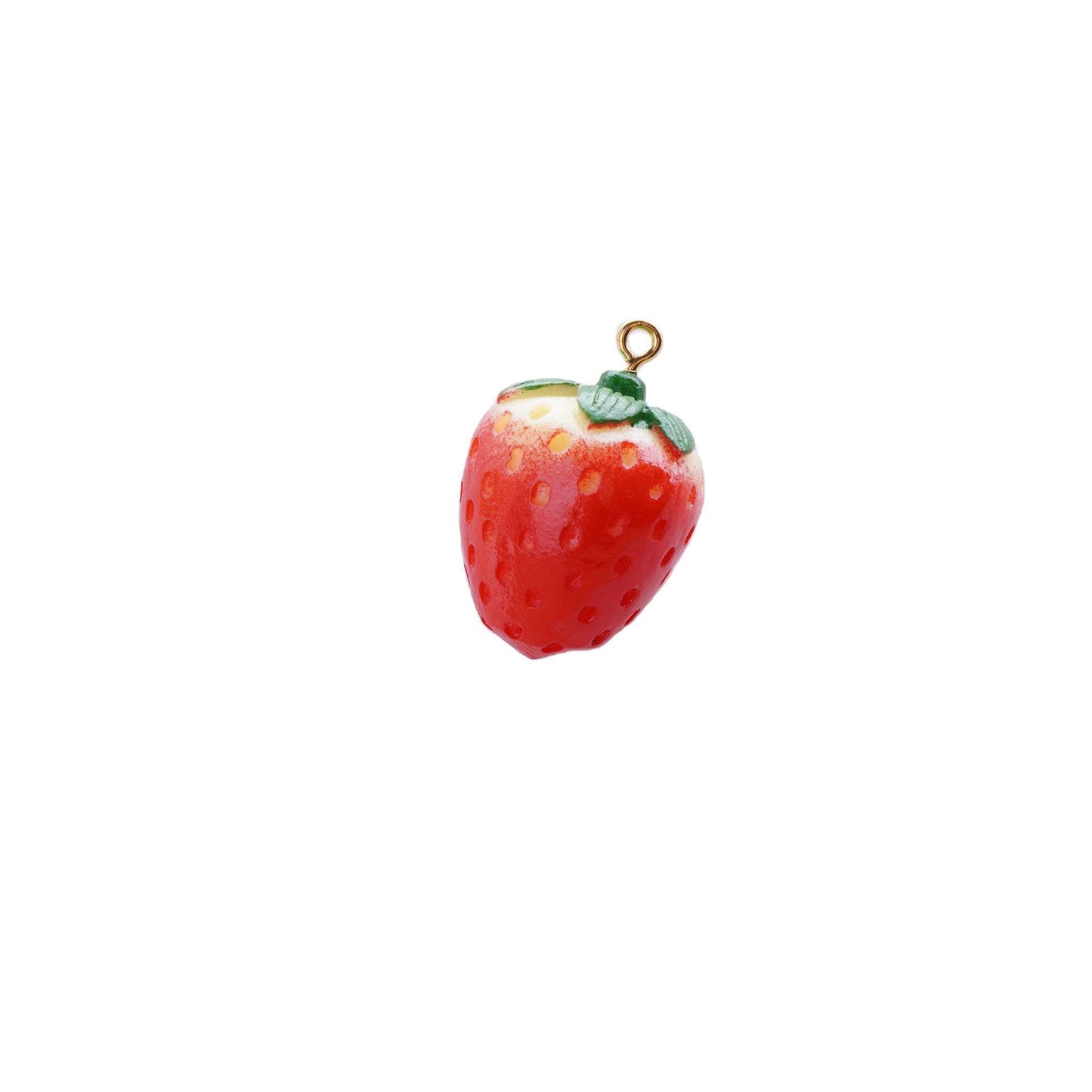 Resin simulation strawberry earrings jewelry accessories keychain pendant diy handmade materials factory direct sales