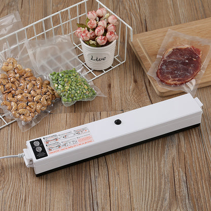 one automatic vacuum sealing machine and 10 bags