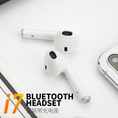 Bluetooth Headset Headphones Sports Bluetooth Headset In-Ear Headphones 4.2 Two-ear I7S Bluetooth Headset