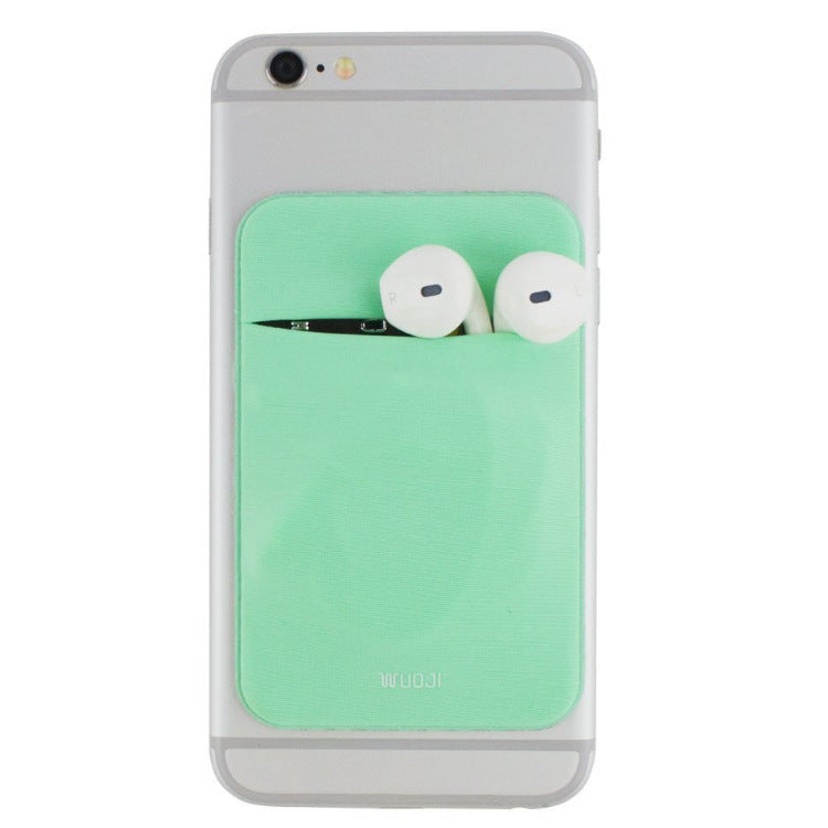 Creative mobile phone accessories, multi-color flat-mouth Lycra card holder