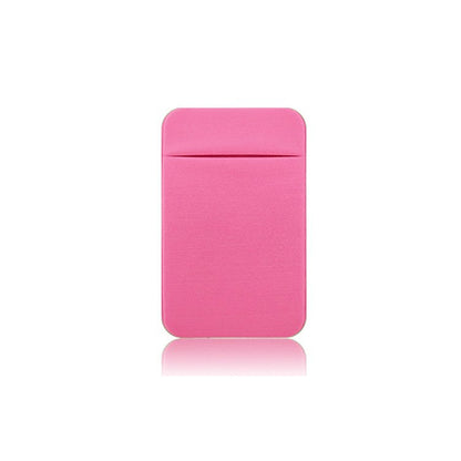 Creative mobile phone accessories, multi-color flat-mouth Lycra card holder