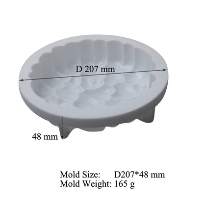 Stitching Heart Love Silicone Cake Mold For Baking Valentines Day Wedding Mousse Moulds Cake Decorating