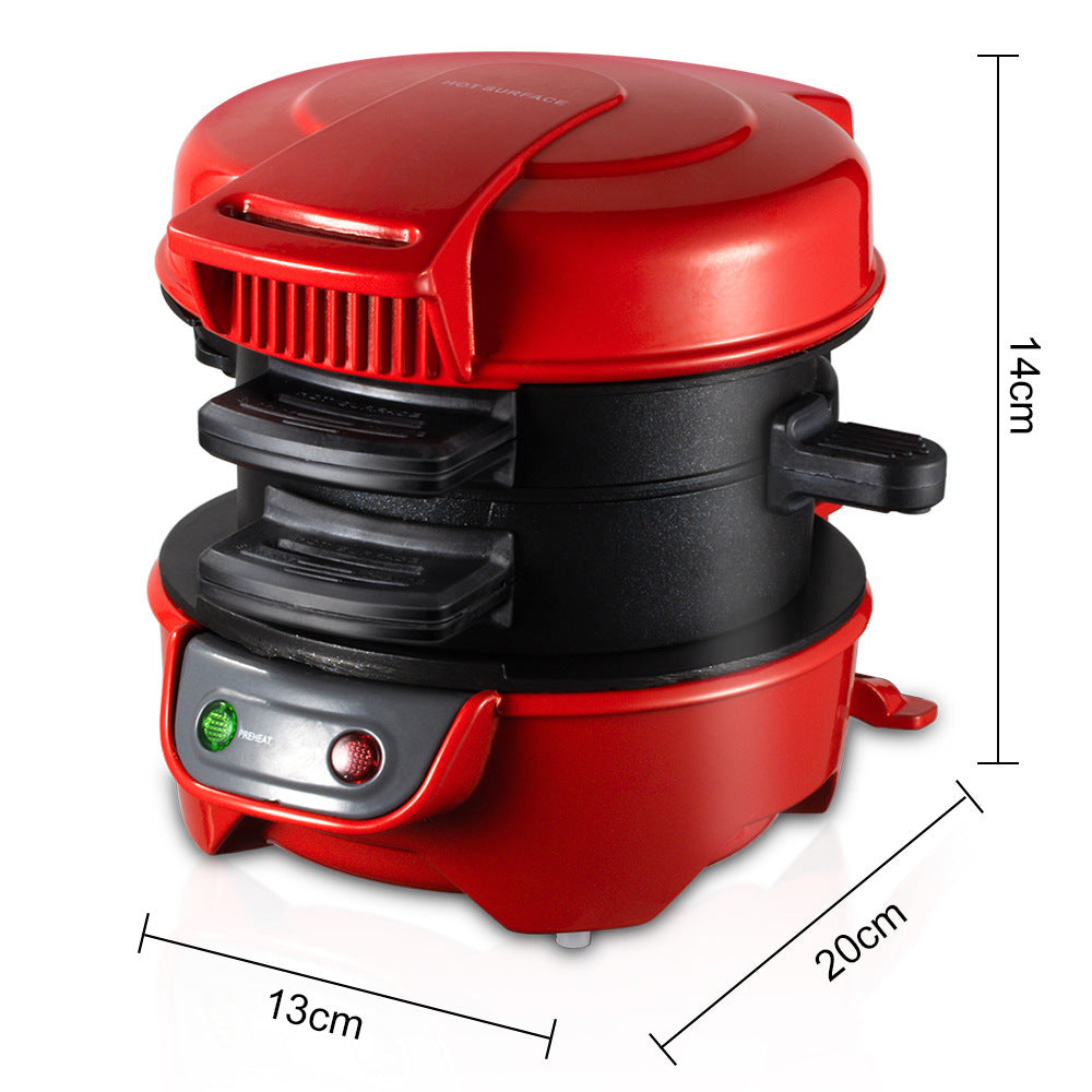 110V Hamburger Maker Sandwich Maker Home Breakfast Maker Omelette Toaster Burger Maker Cross-border Hot Sale