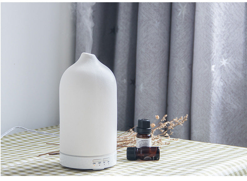 New ceramic aroma diffuser plug adapter spray 120ml diffuser 7 lanterns household aroma diffuser humidifier manufacturer