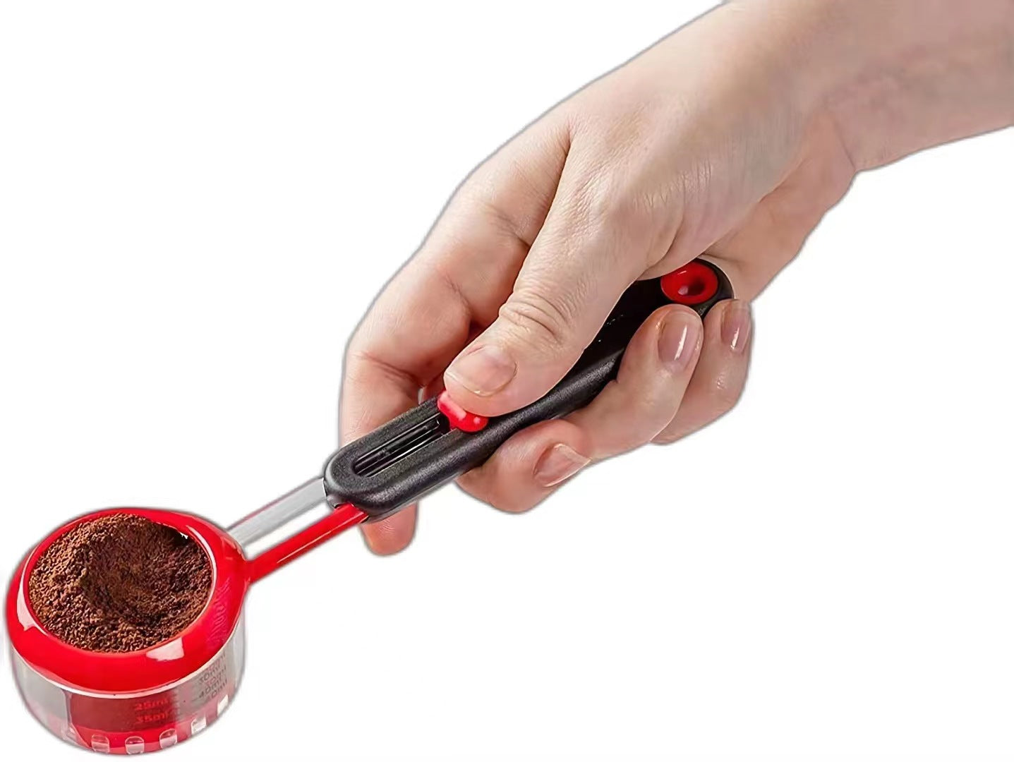 Adjustable coffee measuring spoon Cross-border new multi-functional scale spoon Coffee spoon quantitative