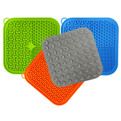 Pet Supplies Silicone Slow Feeding Mat Pet Licking Mat with Suction Cup Relieve Anxiety Slow Feeder Durable and Easy to Clean