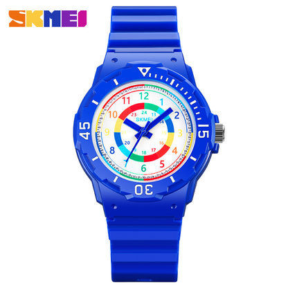 Shikemei fashion quartz watch waterproof trend watch factory price wholesale black case blue face