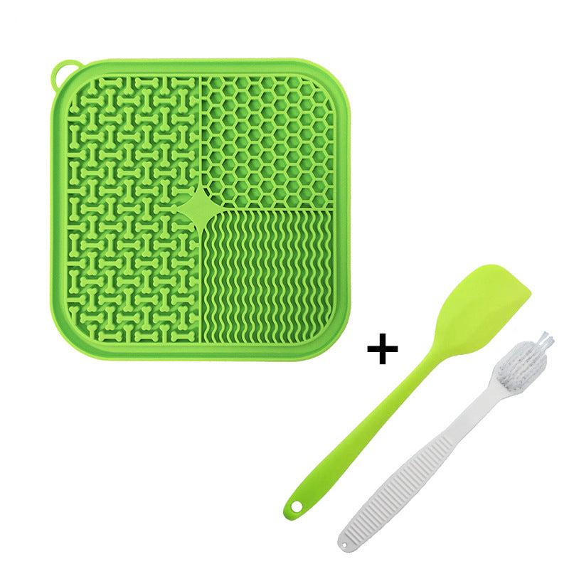 Pet Supplies Silicone Slow Feeding Mat Pet Licking Mat with Suction Cup Relieve Anxiety Slow Feeder Durable and Easy to Clean