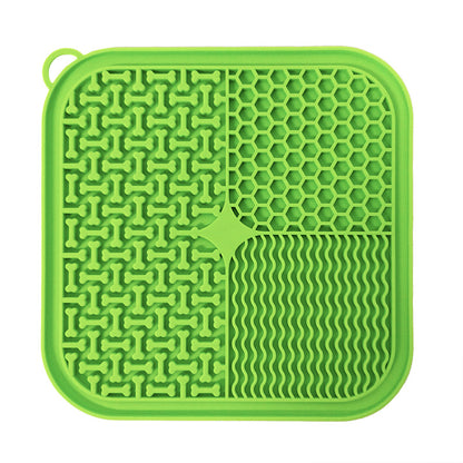 Pet Supplies Silicone Slow Feeding Mat Pet Licking Mat with Suction Cup Relieve Anxiety Slow Feeder Durable and Easy to Clean