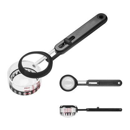 Adjustable coffee measuring spoon Cross-border new multi-functional scale spoon Coffee spoon quantitative