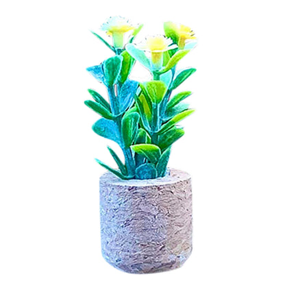 Creative succulent cactus potted car air-conditioning outlet aromatherapy clip car aromatherapy cotton car interior decoration