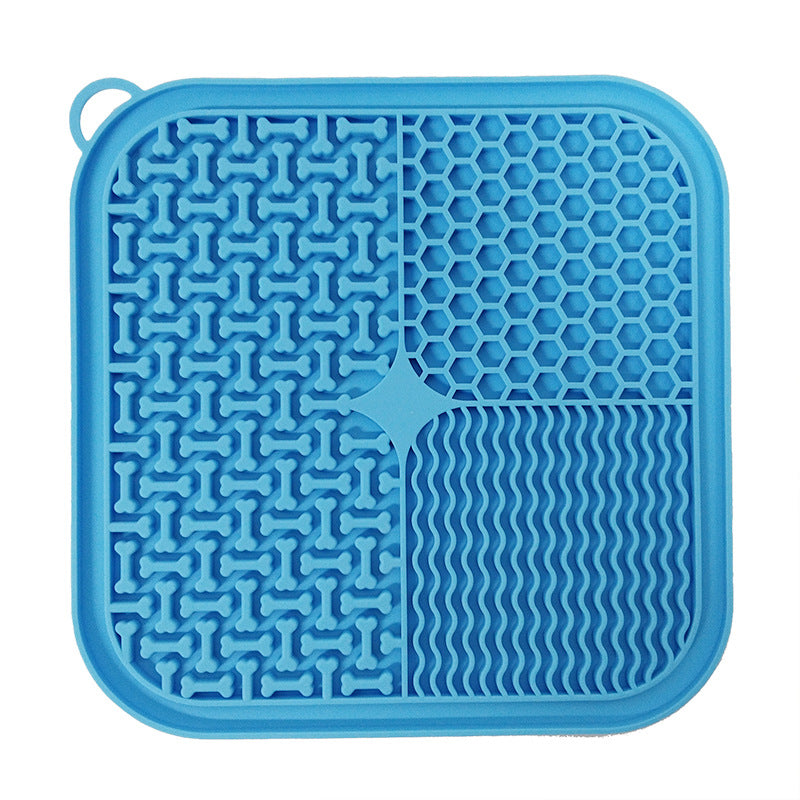 Pet Supplies Silicone Slow Feeding Mat Pet Licking Mat with Suction Cup Relieve Anxiety Slow Feeder Durable and Easy to Clean