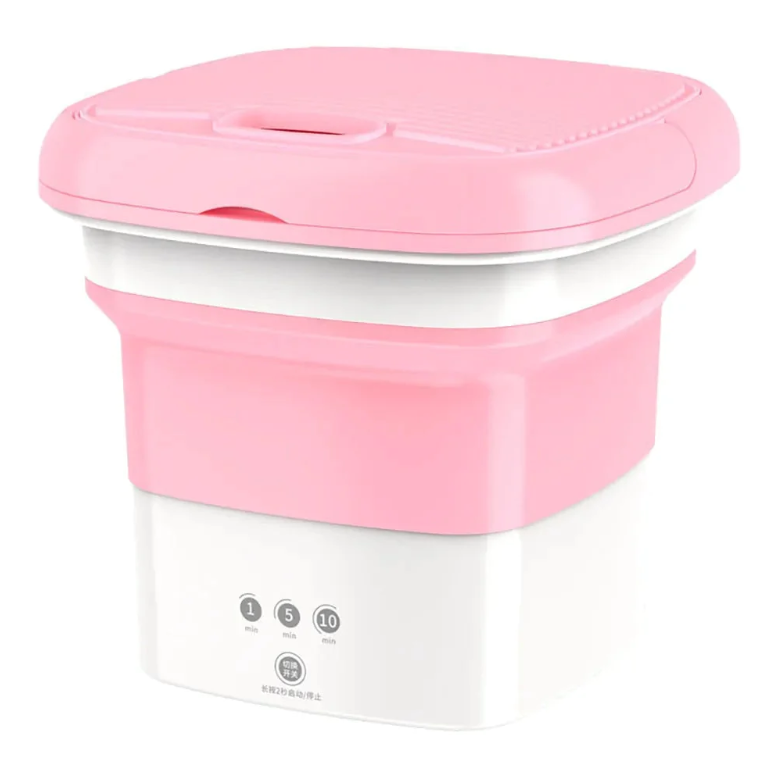 Foldable Washing Machine Pink